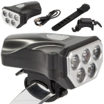 Jalgratta esituli 5 LED USB jalgrattale