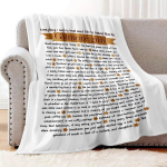 Yisumei Gilmore Girls Lessons for Life tekk 150 x 200 cm, pehme flanelltekk, pehme fliistekk, voodikate