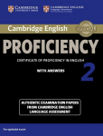Cambridge English Proficiency 2 for updated exam. Students Book with answers, Cambridge English Proficiency 2 for updated exam. Students Book with answers