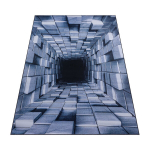 Sinine 3D vaip 160x220 cm elutuppa v&otilde;i tuppa, moodne optiline illusioon