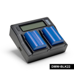 Aku laadija komplekt - Newell Supracell DMW-BLK22 2400mAh kahekohaline LCD, Juodas