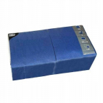 3-kordsed sinised 1/4 salvr&auml;tikud 33x33cm 250tk, 3 sluoksnių mėlynos 1/4 servetėlės 33x33cm 250vnt.