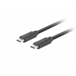 USB-C 3.1 GEN 2 kaabel - LANBERG - Mees/Mees - 10 Gb/s - PD100W - 1,8M Must