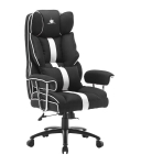 Kontoritool White Shark LE Mans B-W, valge/must