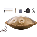 22 cm 9-nootiline terasest v&auml;ike trumm pulgaga