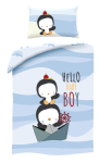 Halantex laste voodipesukomplekt Hello Baby Boy, 100x135 cm, 2-osaline