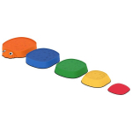 Tasakaalukivid lastele, 5 tk, libisemisvastased, virnastatavad, vanusele 2-8 aastat, sise- ja v&auml;listingimustes kasutamiseks, Multicolor