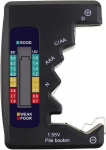Aku tester AA/AAA/C/D/9V/1.5V LCD, tasku, 1 tk.
