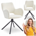 Polsterdatud tool Mebel Elite FLAV kreemikas