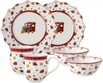 Villeroy & Boch Toy's Delight juubeli hommikus&ouml;&ouml;gikomplekt Vedur, 6-osaline