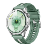 HUAWEI Watch GT6 46mm Steel Stainless Steel Case with Green Woven Strap
