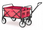 Kokkupandav transportk&auml;ru HIGHER, 100 l maht, 90 kg kandev&otilde;ime, teleskoopk&auml;epidemega, must, 90 x 54 x 63 cm