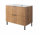 Pesemisn&otilde;udekapp, seisev, Craft tammepuust FLOW 80 cm