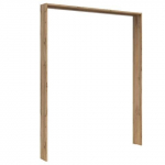 Riidekapi katteliist Black Red White Tetrix, 160,5x199x17 cm, pruun