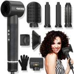 LIVMAN WT-626 - madala temperatuuriga professionaalne juuksestiil negatiivsete ioonide tehnoloogiaga, 7 erineva vahetatava otsaga ning 3 temperatuuri- ja 3 kiiruserežiimiga, 1400W