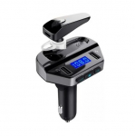 Handsfree seade Auto Bluetooth FM-saatja V6 koos vabak&auml;ekomplektiga