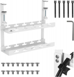 Kaasetoru - MACLEAN - MC-104 W - 2 taset - Maksimaalne koormus 5kg - Valge