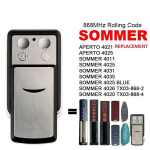Sommer 4031 TX03-868-4 v&auml;rava kaugjuhtimispult, 868 MHz