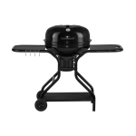 S&ouml;egrill Mustang Mason 57, 62x133x100 cm, must