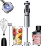 Happy People Andy Universaalne 3-&uuml;hes k&auml;siblenderi, mikseri, hakkija ja m&otilde;&otilde;tekannu komplekt, EB-H146