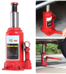 H&uuml;drauliline autot&otilde;stuk 10 tonni, &otilde;nnelikud inimesed ja andy