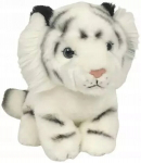 Dubi valge istuv tiiger 19cm pl&uuml;&uuml;sist m&auml;nguasi