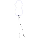 Helendav j&otilde;ulukaunistus "Vana ajudeta mees"