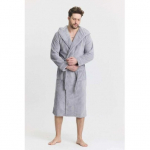 Satiin meeste hommikumantel puuvill-bambus, LEO