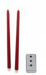Punased Led k&uuml;&uuml;nlad 38cm, 2tk, seif, taimeriga