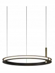 Anillo Led rippvalgusti 60cm, must