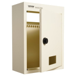 Postkast numbrilukuga Vevor, 320x158x430 mm, pruun