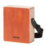 Puidust cajon trumm kitarri keeltega