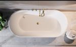 Vann Besco Deeva Glam Silver, 170 x 80 cm, koos kuldse korgiga