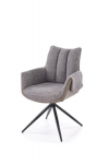 2 tooli komplekt Halmar K579, hall/must