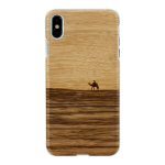 Man & Wood Terra White &uuml;mbris iPhone XS Max jaoks