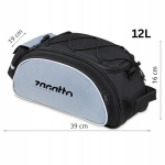 ZAGATTO jalgrattakott pakiraamile &ndash; 12 l mahutavusega, &otilde;larihmaga