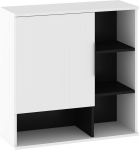 Riputatav kapp Meblocross Fresh FRE-14, valge/must