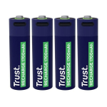 Rechargeable Battery Trust AA USB-C 4-pack