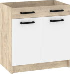 K&ouml;&ouml;gikapp valamule Meblocross Korfu KOR-10-S80-Z, tamm/valge