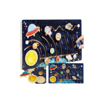 Puidust Montessori pusle - p&auml;ikeses&uuml;steem