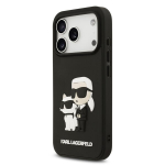 Karl Lagerfeld 3D Kummist Kahepealine &Uuml;mbris iPhone 17 Pro jaoks