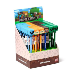 Minecraft silikoonkorkidega pliiatsid (36tk) - Puckator