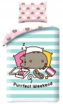 Pusheen The Cat "purrfect Weekend" voodipesukomplekt 160x200