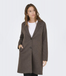 Only naiste mantel 15321862*02, tumepruun 5715601854000