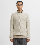 Jack & Jones meeste kampsun 12279334*02, valge 5715726939415