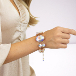 K&auml;ev&otilde;ru naistele DiamondSky &bdquo;Akrus (Aurora Borealis)&ldquo; Swarovski kristallidega