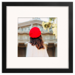 Must fotoraam HEN PASS 2 30x30 cm passe-partoutiga 30x30 (20x20)