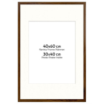 HEN PASS 4 pruuni raamiga fotoraam 40x60 cm passepartoutiga (30x40 cm)