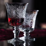 Amboise klaas 220ml, La Rochere, lilleline, l&auml;bipaistev