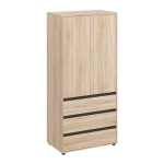 Shkaf-27 riidekapp 195 &times; 90 &times; 53,4, Sonoma tamm